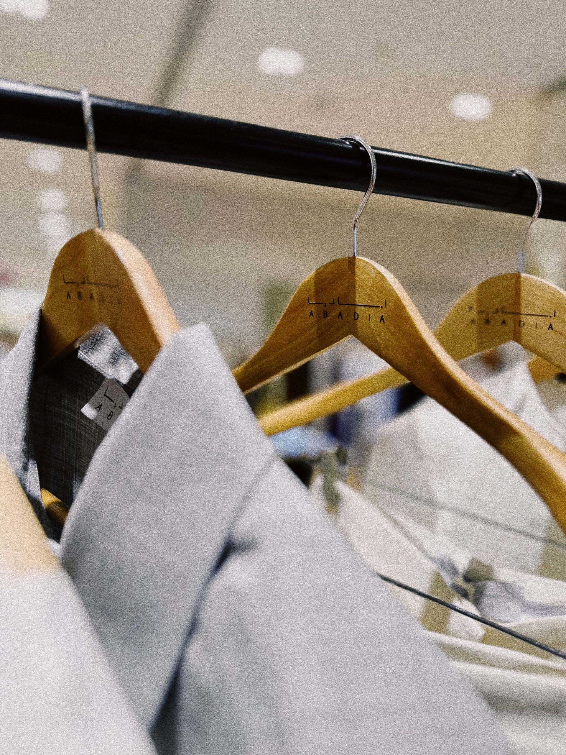 Hanger of Retail Brand Abadia in Galleries Lafayette